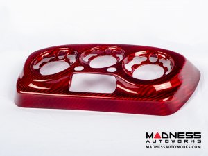 Alfa Romeo 4C Climate Control Cover - Carbon Fiber - Red Candy